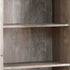 11.75" x 23.75" x 47.5" Cappuccino Particle Board Adjustable Shelves Bookshelf